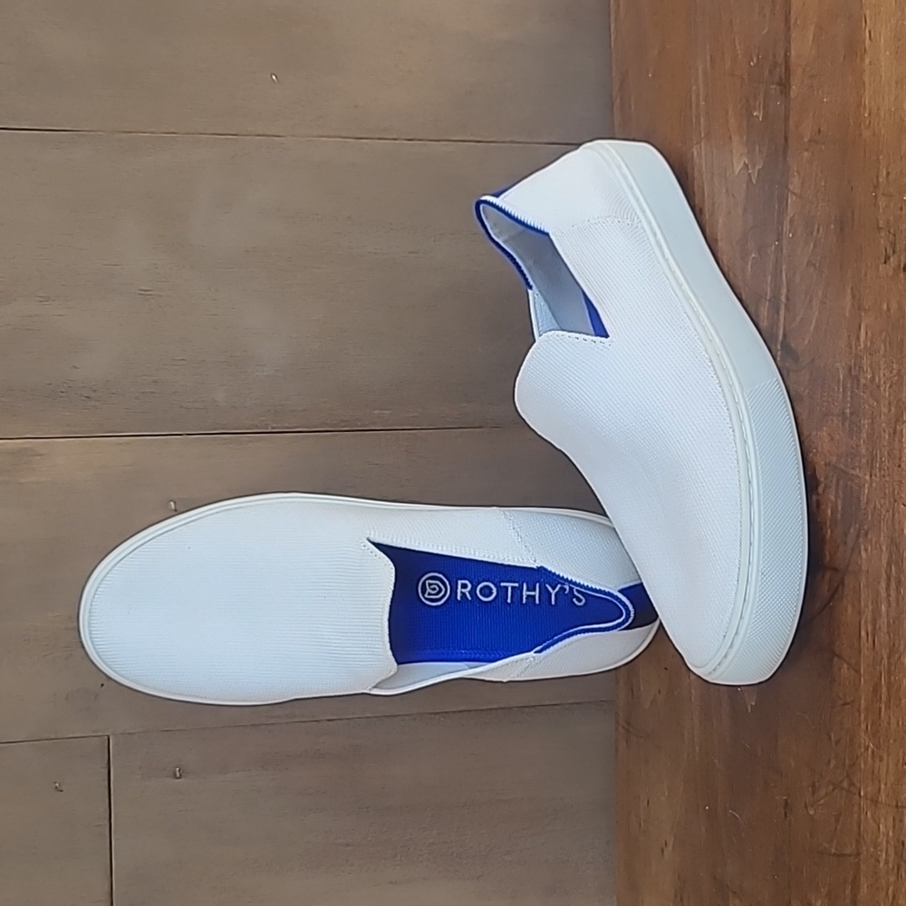 Rothy's White Slip-On Sneakers